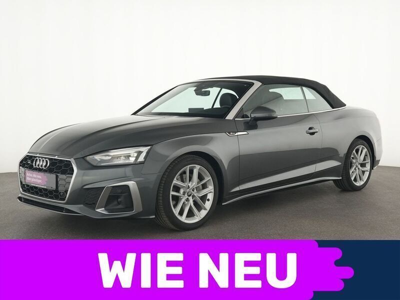 Grau Gebraucht 2022 Audi A5 Cabriolet S-Line Cabrio | 38.398 € (Fairer Preis) - Bild 1/4