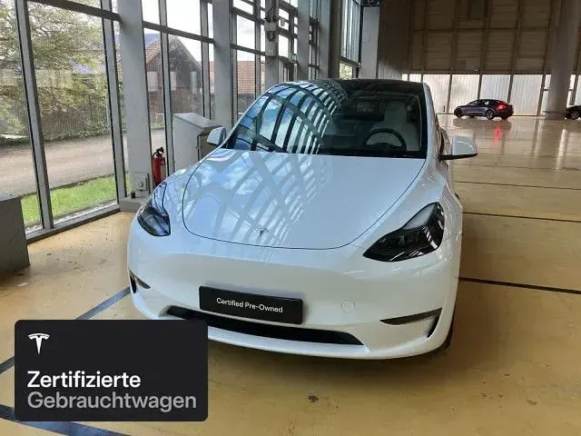 Brugt Tesla Model Y Long Range AWD 258 kW (351 HK) 2023 Hvid SUV