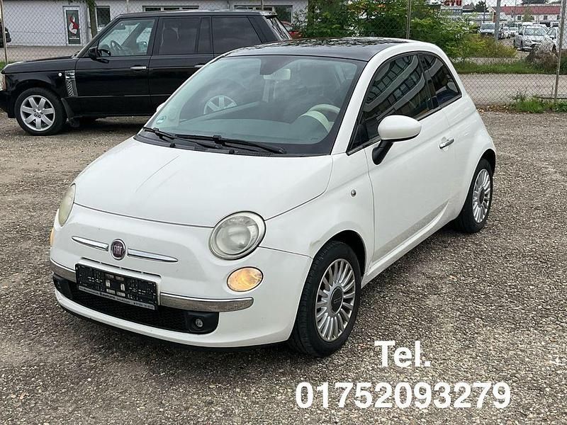 Weiß Gebraucht 2008 Fiat 500 Lounge Kleinwagen | 1.990 € (Guter Preis) - Bild 1/4