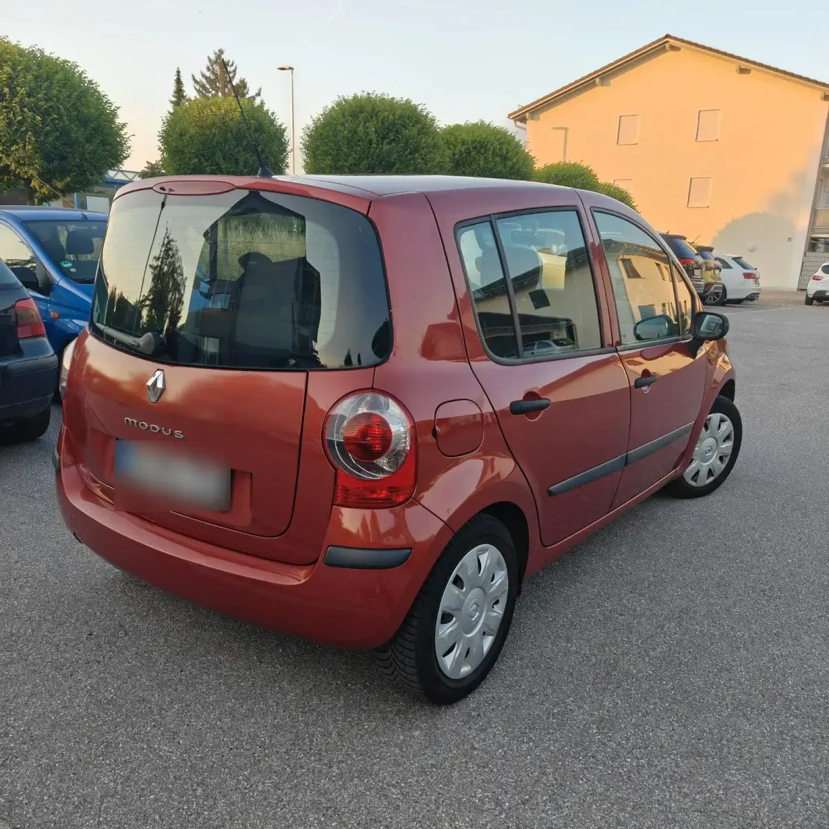 Gebraucht Renault Modus 75 PS (55 kW) 2007 Rot Van / Kleinbus
