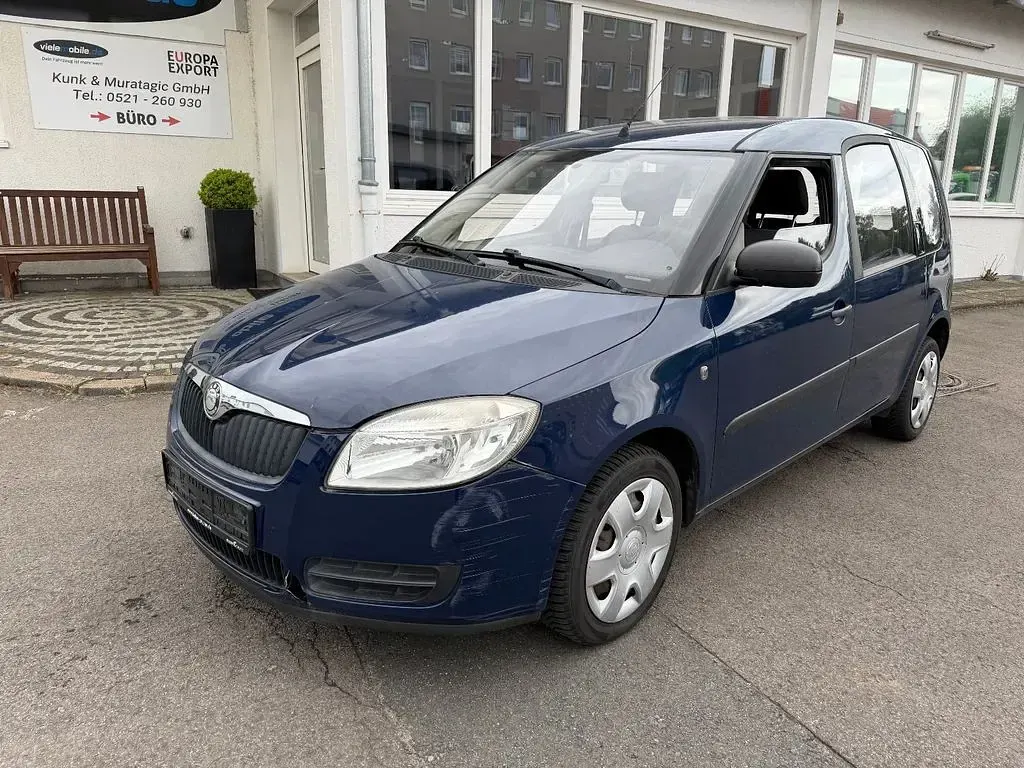 Gebraucht Skoda Roomster Plus Edition 69 PS (50 kW) 2010 Blau Van / Kleinbus