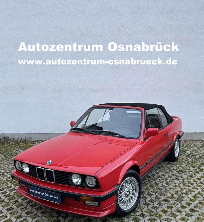 Rot Gebraucht 1990 BMW 320 Cabriolet Sport Line Cabrio | 17.980 € - Bild 1/4