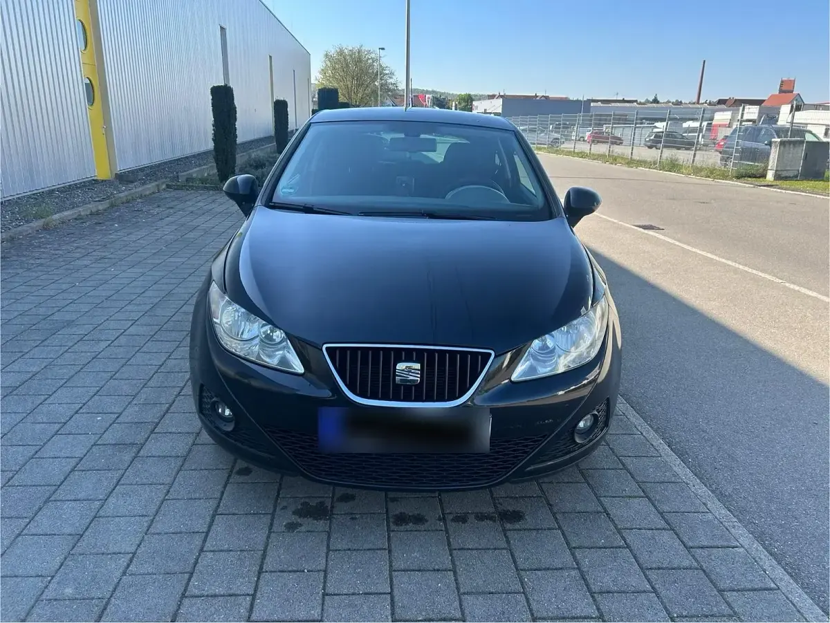 Gebraucht Seat Ibiza 86 PS (63 kW) 2010 Schwarz Kleinwagen