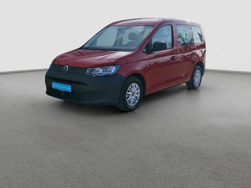 Gebraucht VW Caddy Basis 102 PS (75 kW) 2022 Rot Van / Kleinbus