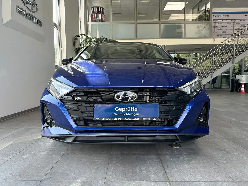 Gebraucht Hyundai i20 N Line 101 PS (74 kW) 2021 Blau Kleinwagen