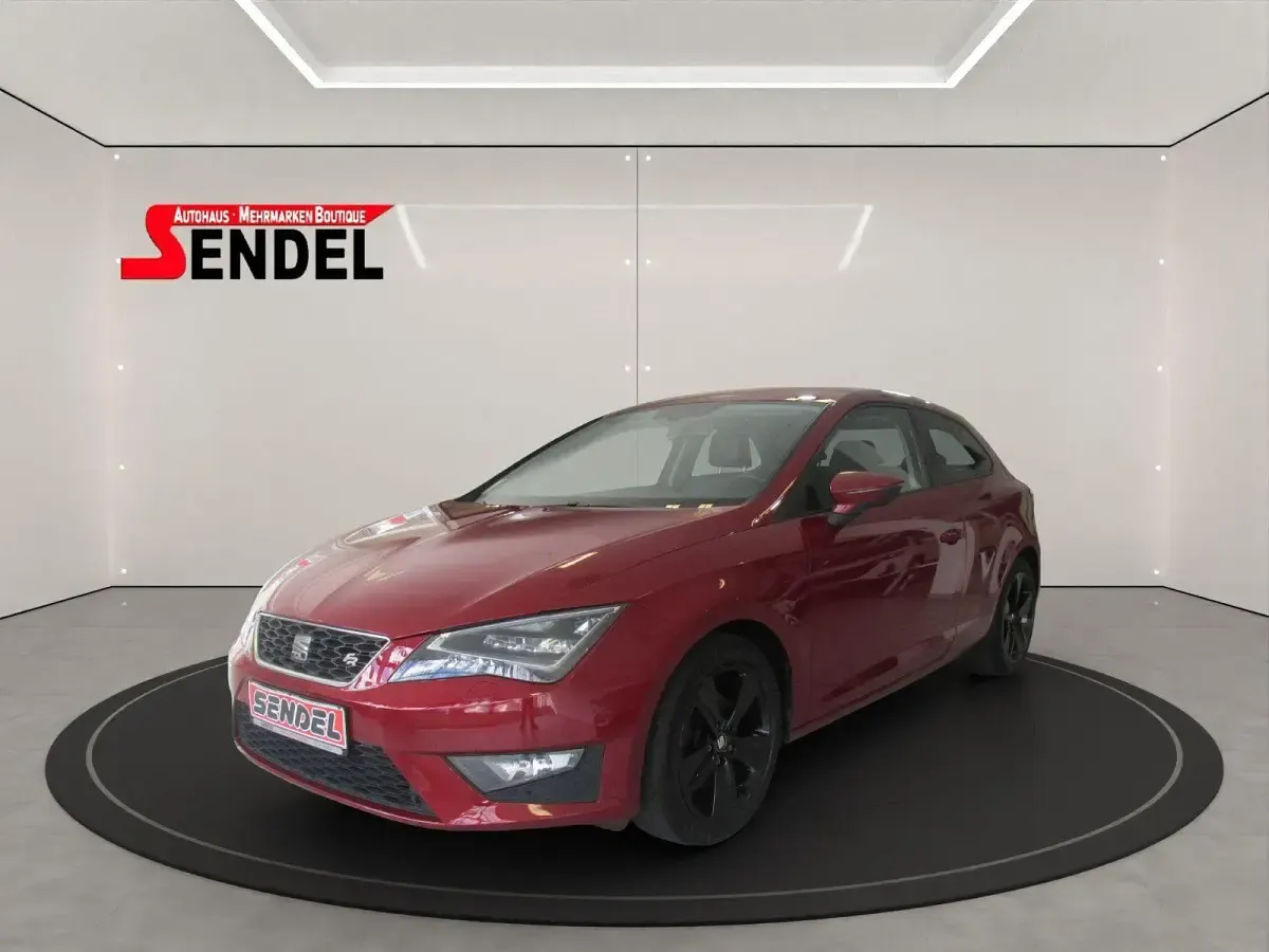 Używany Seat Leon FR 125 KM (91 kW) 2016 Czerwony Coupe