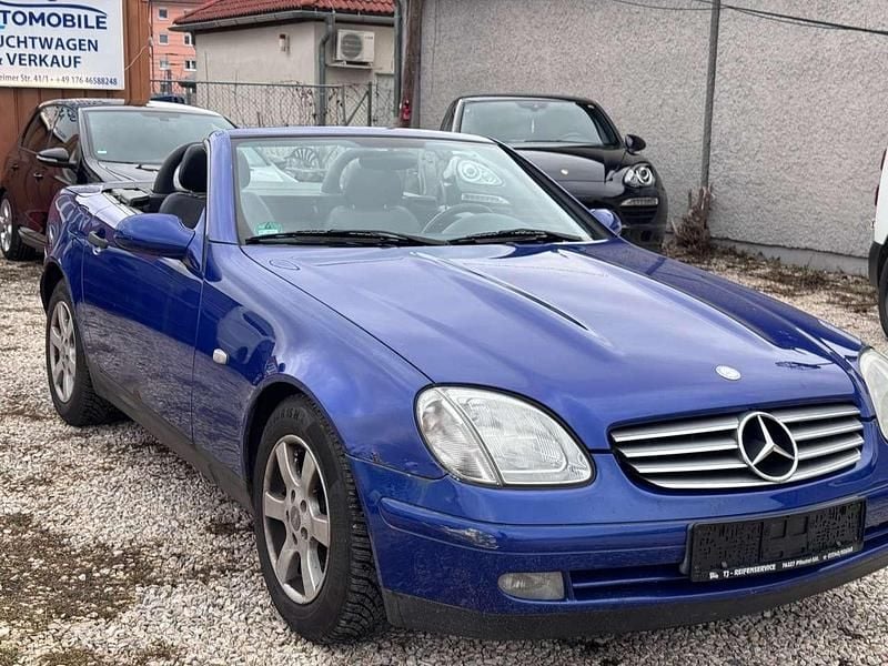 Gebraucht Mercedes SLK200 136 PS (100 kW) 1998 Blau Cabrio
