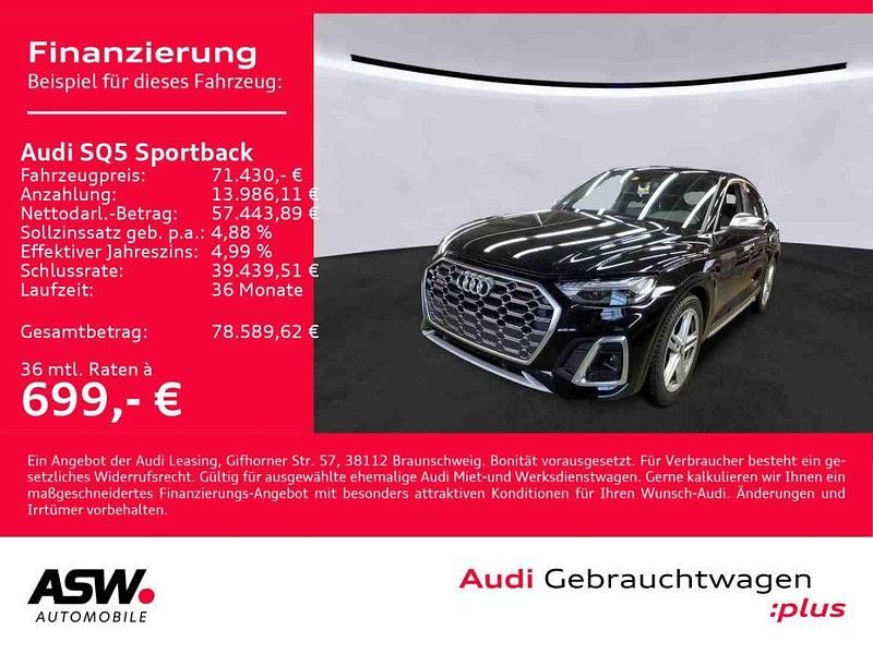 Gebraucht Audi SQ5 Sportback Ambiente 341 PS (250 kW) 2025 Mythosschwarz metallic SUV