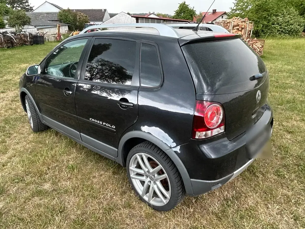 Gebraucht VW Polo Cross 80 PS (58 kW) 2008 Schwarz Kleinwagen