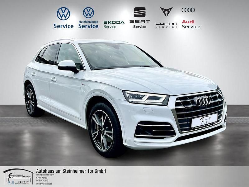 Weiß Gebraucht 2020 Audi Q5 S-Line SUV | 31.890 € (Superpreis) - Bild 1/4