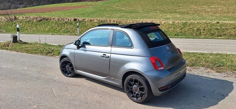 Second-hand Fiat 500C Lounge 69 CP (50 kW) 2017 Gri Cabrio