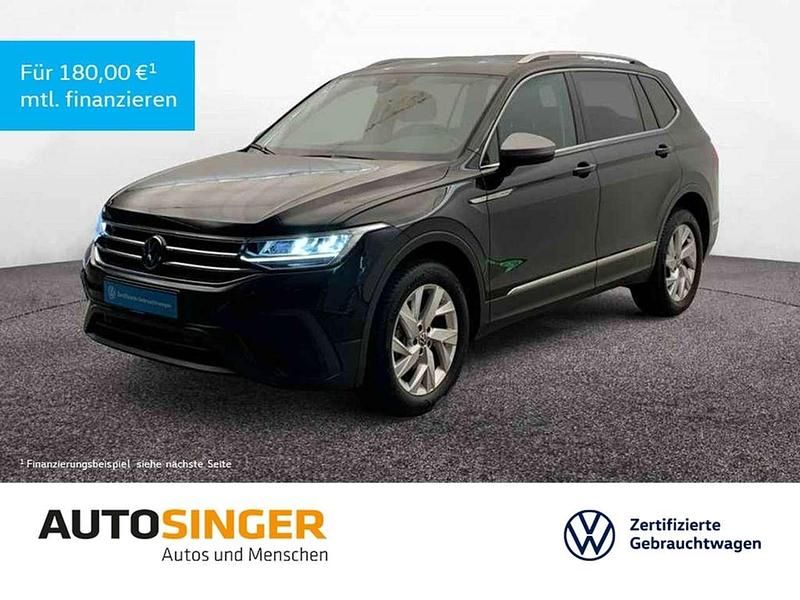 Schwarz Gebraucht 2024 VW Tiguan Allspace Life SUV | 33.690 € (Superpreis) - Bild 1/3