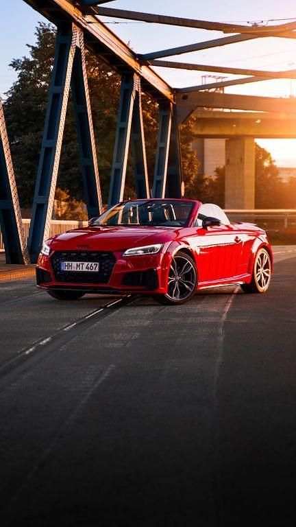 Rot Gebraucht 2019 Audi TT Roadster Ambiente Cabrio | 35.600 € (Fairer Preis) - Bild 1/4