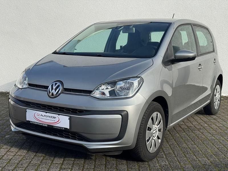Silber Gebraucht 2017 VW up! move up! Kleinwagen | 6.999 € (Guter Preis) - Bild 1/4