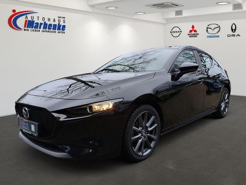 Schwarz Gebraucht 2021 Mazda 3 Selection Limousine | 17.990 € (Guter Preis) - Bild 1/4