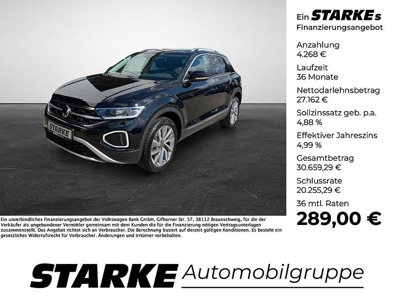 Weiß Gebraucht 2021 VW T-Roc Style SUV | 30.590 € (Teuer) - Bild 1/4