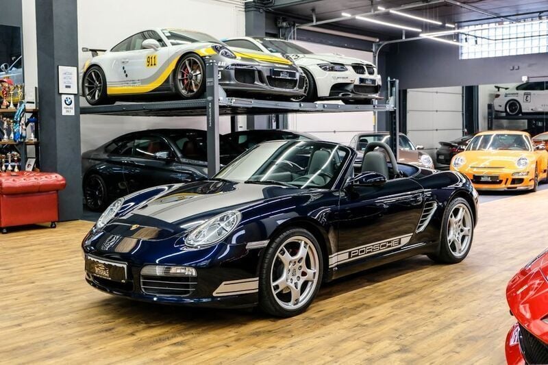 Blau Gebraucht 2005 Porsche Boxster S Cabrio | 35.987 € (Fairer Preis) - Bild 1/4