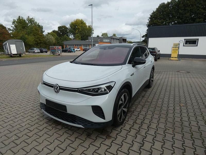 Gletscherweiß metallic Gebraucht 2021 VW ID.4 Pro Performance SUV | 22.990 € (Fairer Preis) - Bild 1/4