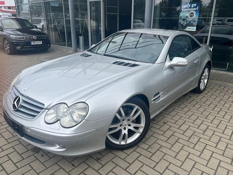 Silber Gebraucht 2003 Mercedes SL350 Cabrio | 11.499 € (Superpreis) - Bild 1/4