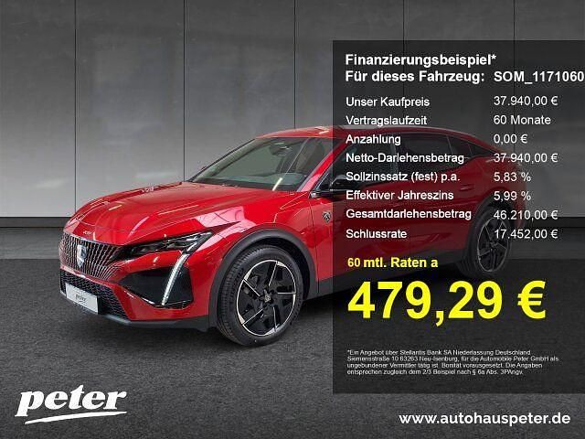 Rot Gebraucht 2025 Peugeot 408 GT Premium Limousine | 37.940 € - Bild 1/4