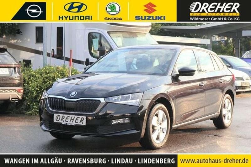 Gebraucht Skoda Scala Ambition 110 PS (80 kW) 2023 Schwarzmagic perleffekt Kleinwagen