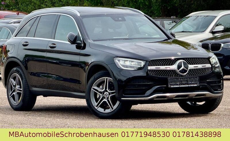 Schwarz Gebraucht 2021 Mercedes GLC300e AMG SUV | 31.000 € (Fairer Preis) - Bild 1/3