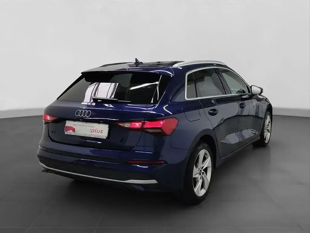 Brugt Audi A3 Advanced 150 HK (110 kW) 2024 Blå Sedan