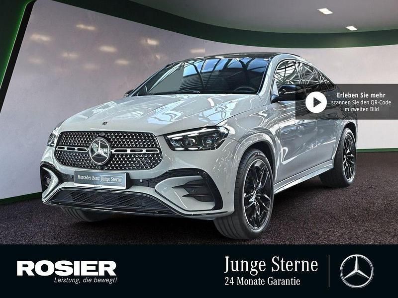 Grau / manufaktur alpingrau Gebraucht 2024 Mercedes GLE300 Premium Plus Coupé | 94.890 € - Bild 1/4