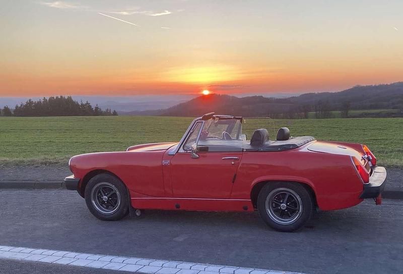 Second-hand MG Midget 67 CP (49 kW) 1977 Roșu Cabrio