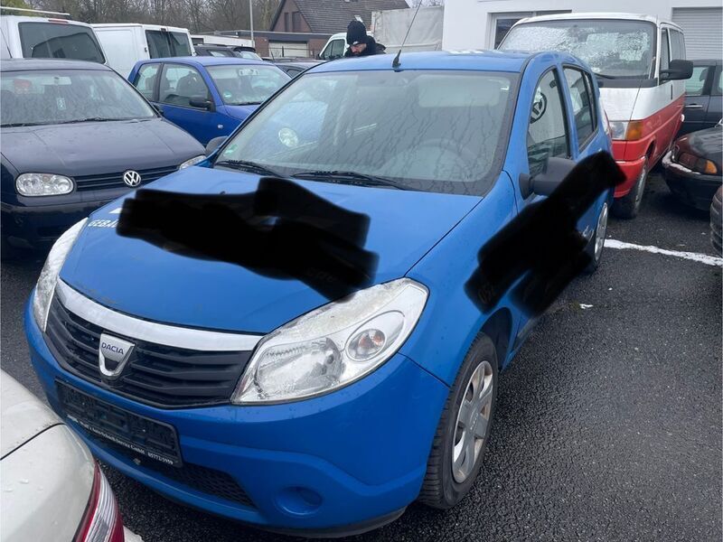 Blau Gebraucht 2008 Dacia Sandero Ambiance Kleinwagen | 650 € (Guter Preis) - Bild 1/4