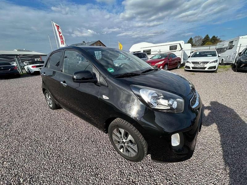 Gebraucht Kia Picanto Spirit 86 PS (63 kW) 2017 Galaxyschwarz met. Kleinwagen