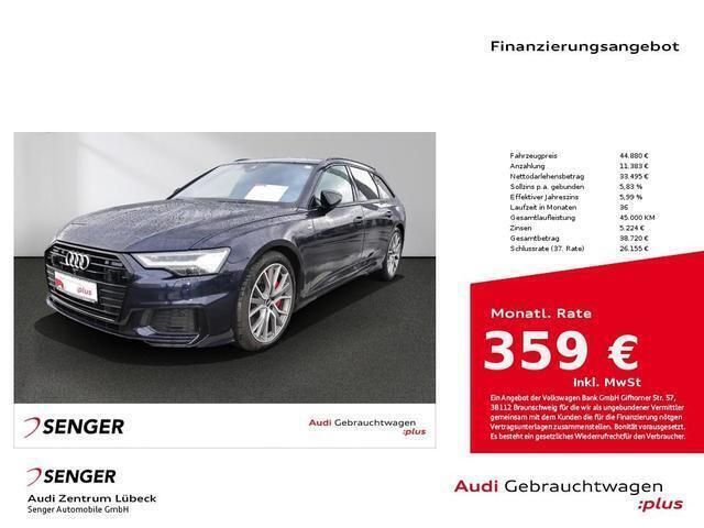 Firmamentblau metallic Gebraucht 2021 Audi A6 Sport Kombi | 45.880 € - Bild 1/4