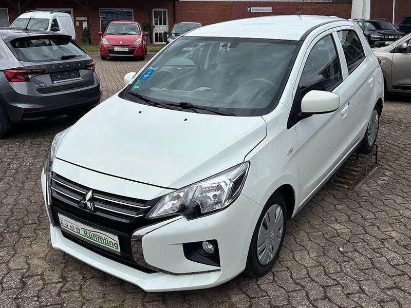 Weiß Gebraucht 2021 Mitsubishi Space Star Spirit Kleinwagen | 8.350 € (Fairer Preis) - Bild 1/4