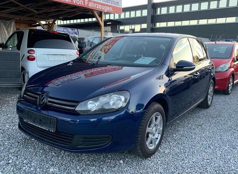 Blau Gebraucht 2010 VW Golf VI Limousine | 5.299 € (Fairer Preis) - Bild 1/4