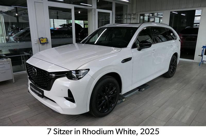 Weiß Neu 2025 Mazda CX-80 Homura-Line SUV | 51.650 € (Guter Preis) - Bild 1/4