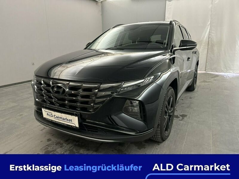 Lackierung: mineraleffektlackierung > phantom black mineraleffekt Gebraucht 2022 Hyundai Tucson Trend SUV | 24.480 € (Guter Preis) - Bild 1/4