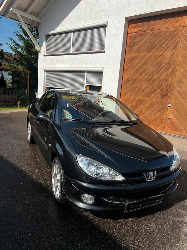 Schwarz Gebraucht 2005 Peugeot 206 CC Cabrio | 500 € (Superpreis) - Bild 1/4