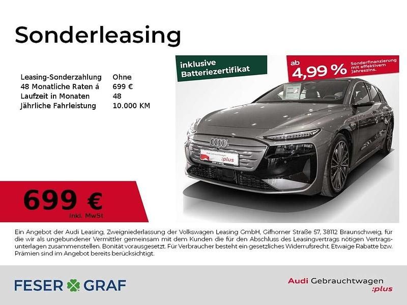 Gebraucht Audi A6 e-tron Performance 269 kW (367 PS) 2025 Taifungrau metallic Kombi