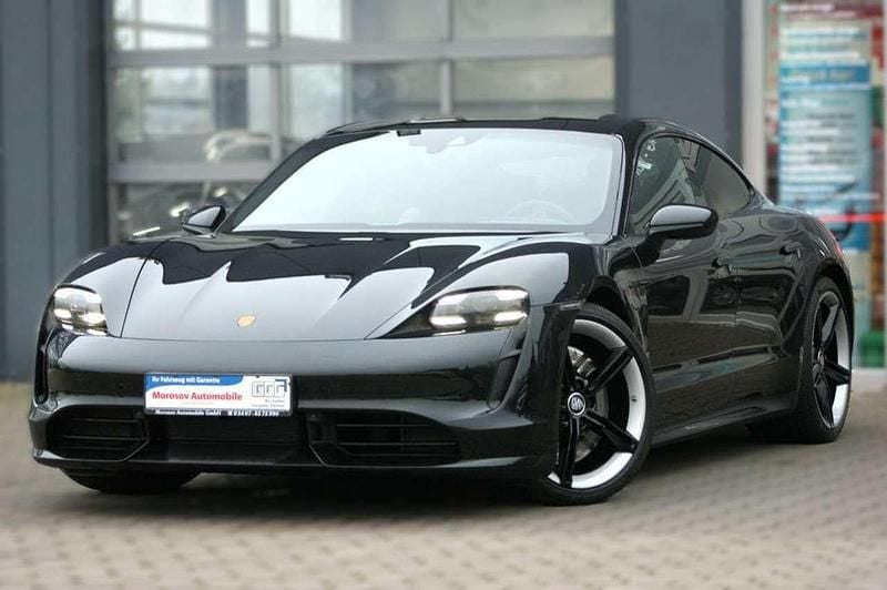 Schwarz Gebraucht 2020 Porsche Taycan Turbo Limousine | 82.900 € (Fairer Preis) - Bild 1/4