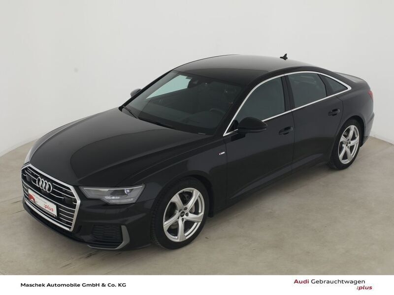 Brillantschwarz Gebraucht 2023 Audi A6 S-Line Limousine | 42.840 € (Superpreis) - Bild 1/4