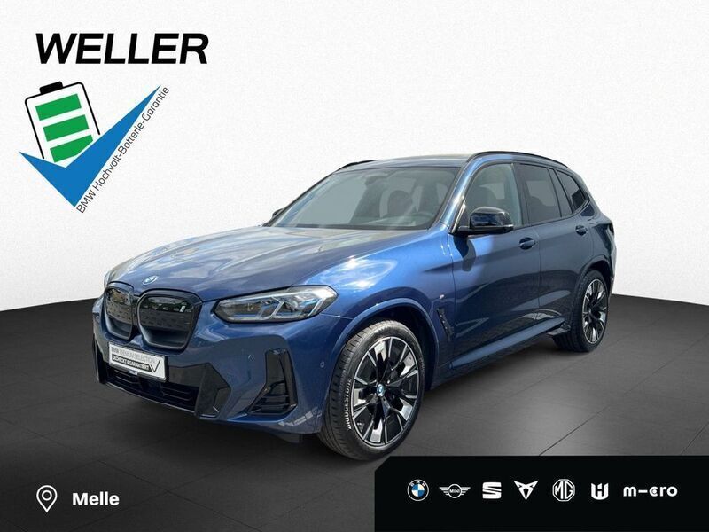 Phytonicblau (blau) Gebraucht 2023 BMW iX3 M Sport SUV | 44.890 € (Superpreis) - Bild 1/3