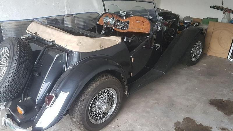 Schwarz Gebraucht 1954 MG TD Cabrio | 22.999 € - Bild 1/4
