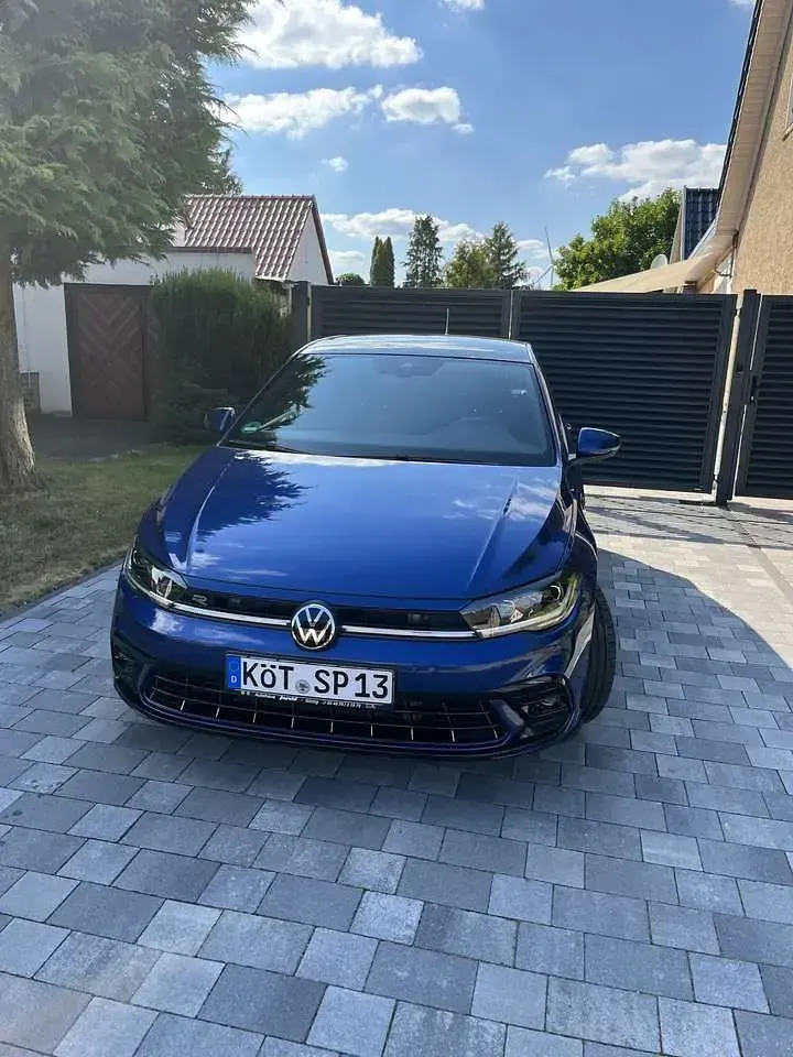 Gebraucht VW Polo R-line 110 PS (80 kW) 2022 Blau Kleinwagen