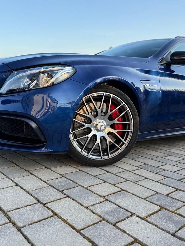 Gebraucht Mercedes C63S AMG 510 PS (375 kW) 2018 Blau Kombi