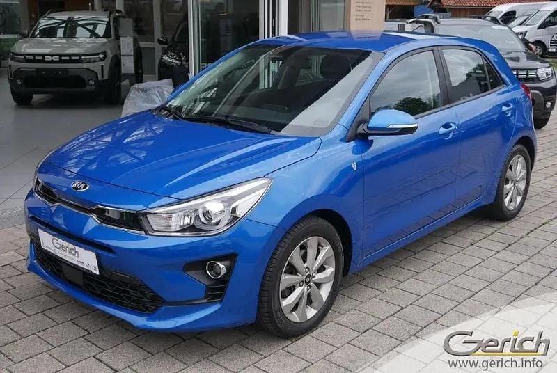 Bathysblau metallic Gebraucht 2021 Kia Rio Vision Limousine | 13.900 € (Fairer Preis) - Bild 1/4