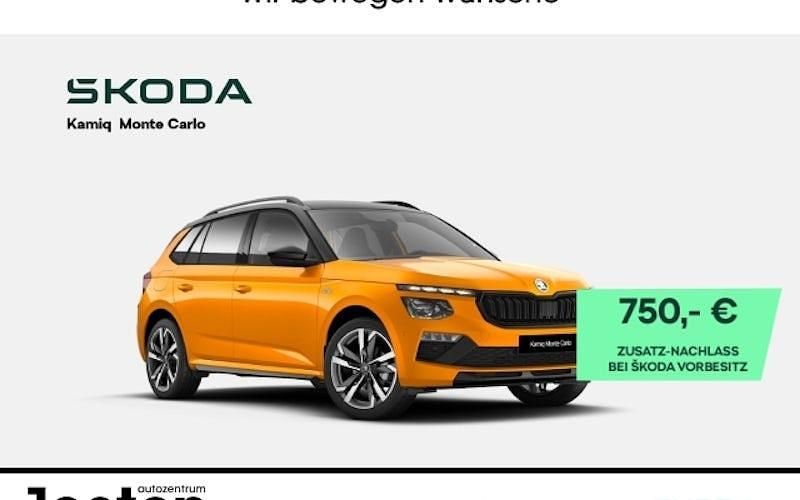 Orange Neu 2025 Skoda Kamiq Monte Carlo SUV | 36.750 € (Teuer) - Bild 1/4
