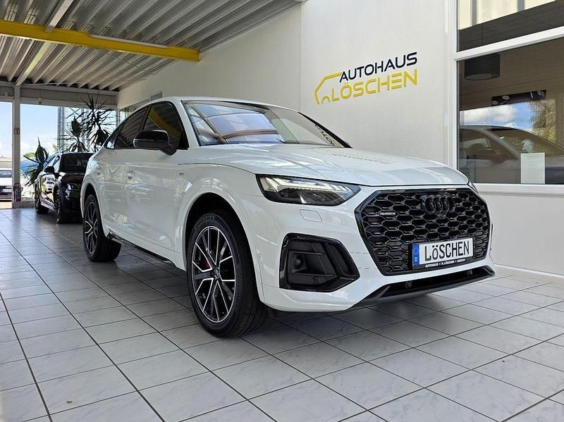 Gletscherweiß metallic Gebraucht 2023 Audi Q5 Sportback S-Line SUV | 52.990 € (Teuer) - Bild 1/4