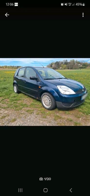 Blau Gebraucht 2004 Ford Fiesta Kleinwagen | 200 € (Superpreis) - Bild 1/4