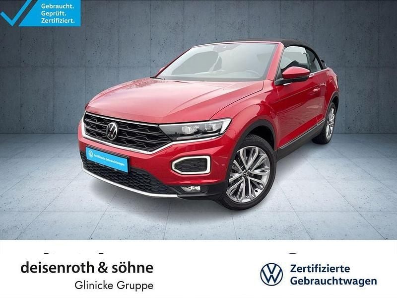 Rot Gebraucht 2020 VW T-Roc Cabriolet Style Cabrio | 23.740 € (Guter Preis) - Bild 1/4