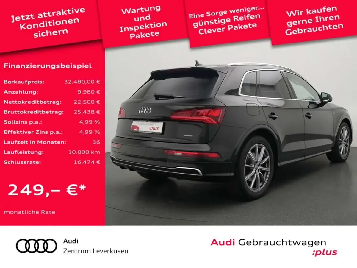 Gebraucht Audi Q5 S-Line 190 PS (139 kW) 2020 Mythosschwarz SUV